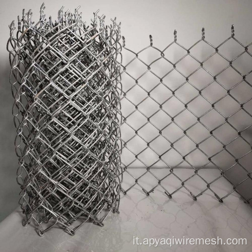 Fence da collegamento a catena per orto zincati in PVC